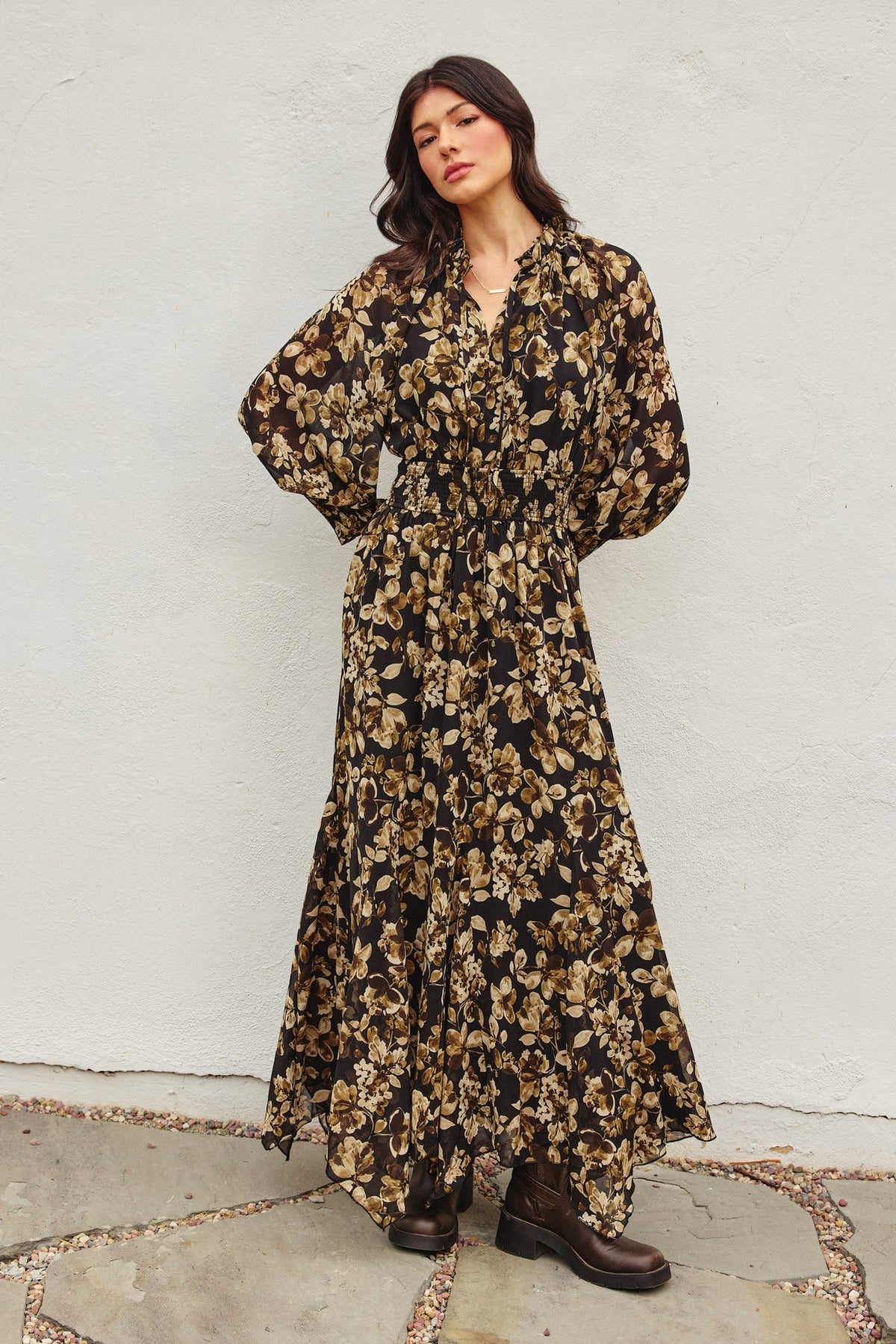 Emily Floral Maxi Dress