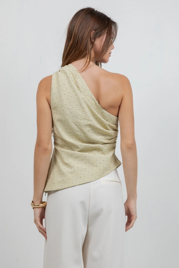 Phoebe Asymmetrical One Shoulder Top