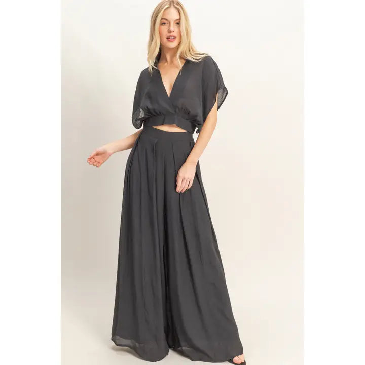 Coleen Pant Set - Black