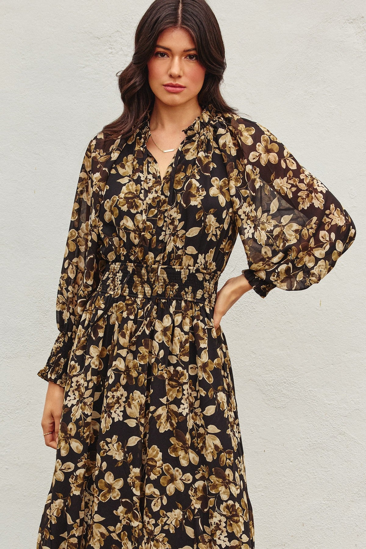 Emily Floral Maxi Dress