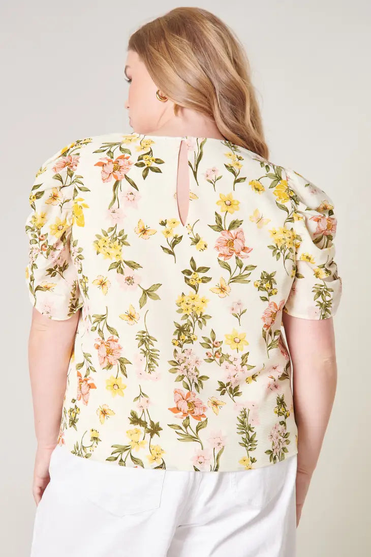 Ashlynn Floral Blouse - Curvy