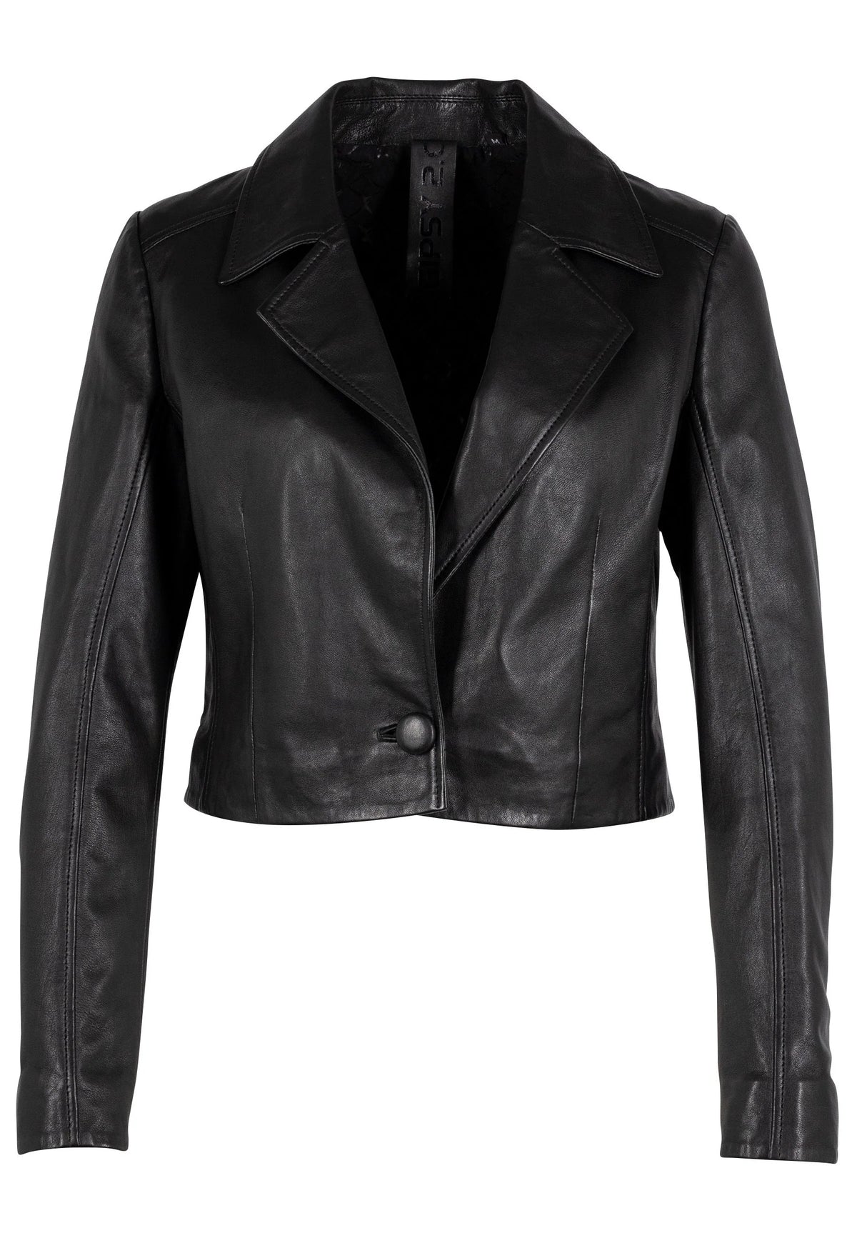 Acita Leather Jacket - Black