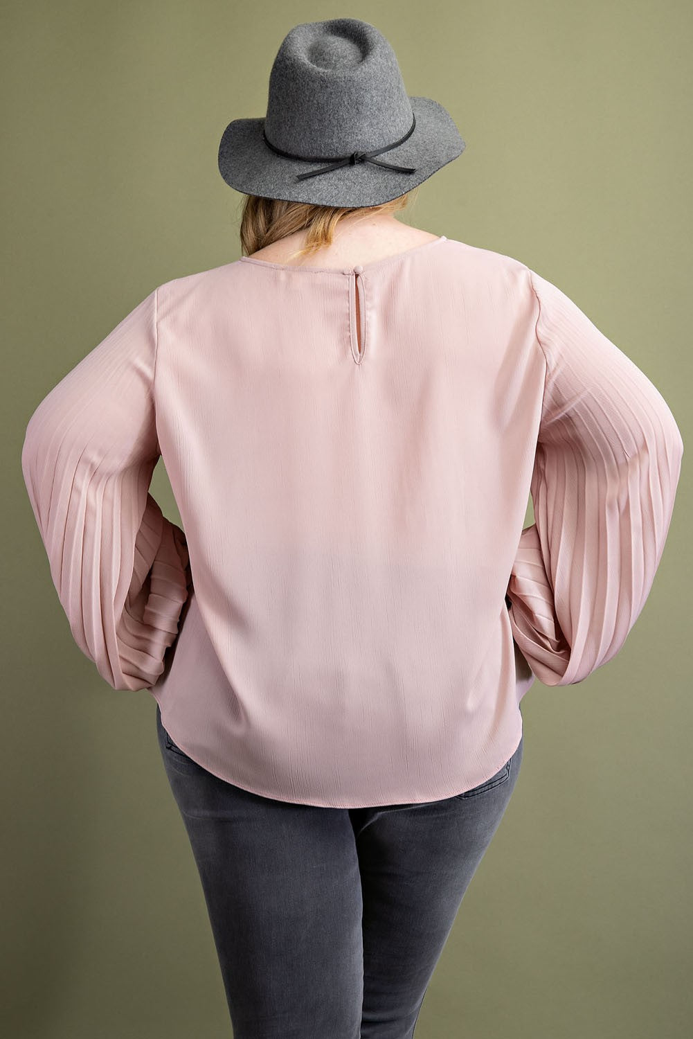 Emma Dusty Pink Top - Curvy