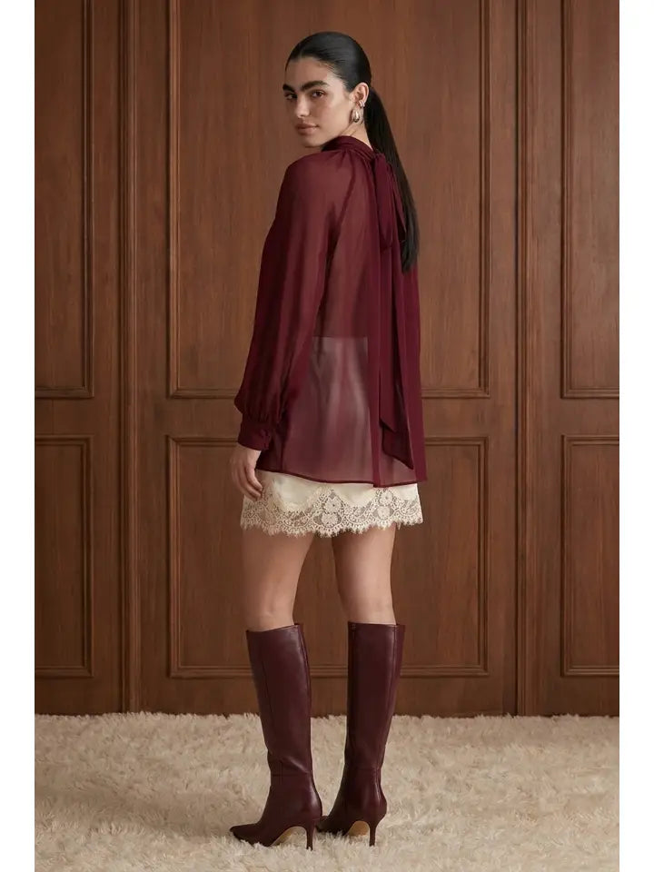 Davi Chiffon Blouse
