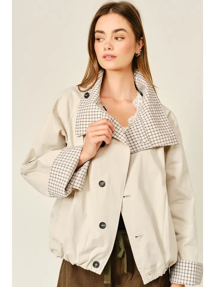 Parker Reversible Turtleneck Jacket
