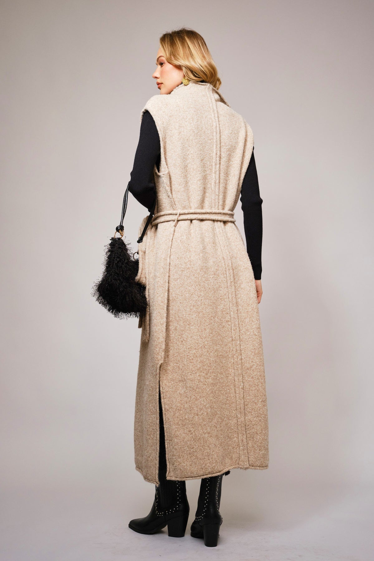 Aurora Maxi Cardigan Vest