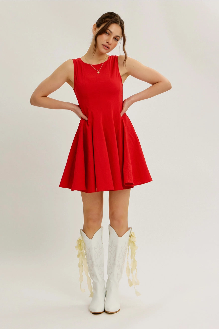 Madelyn Flare Mini Dress