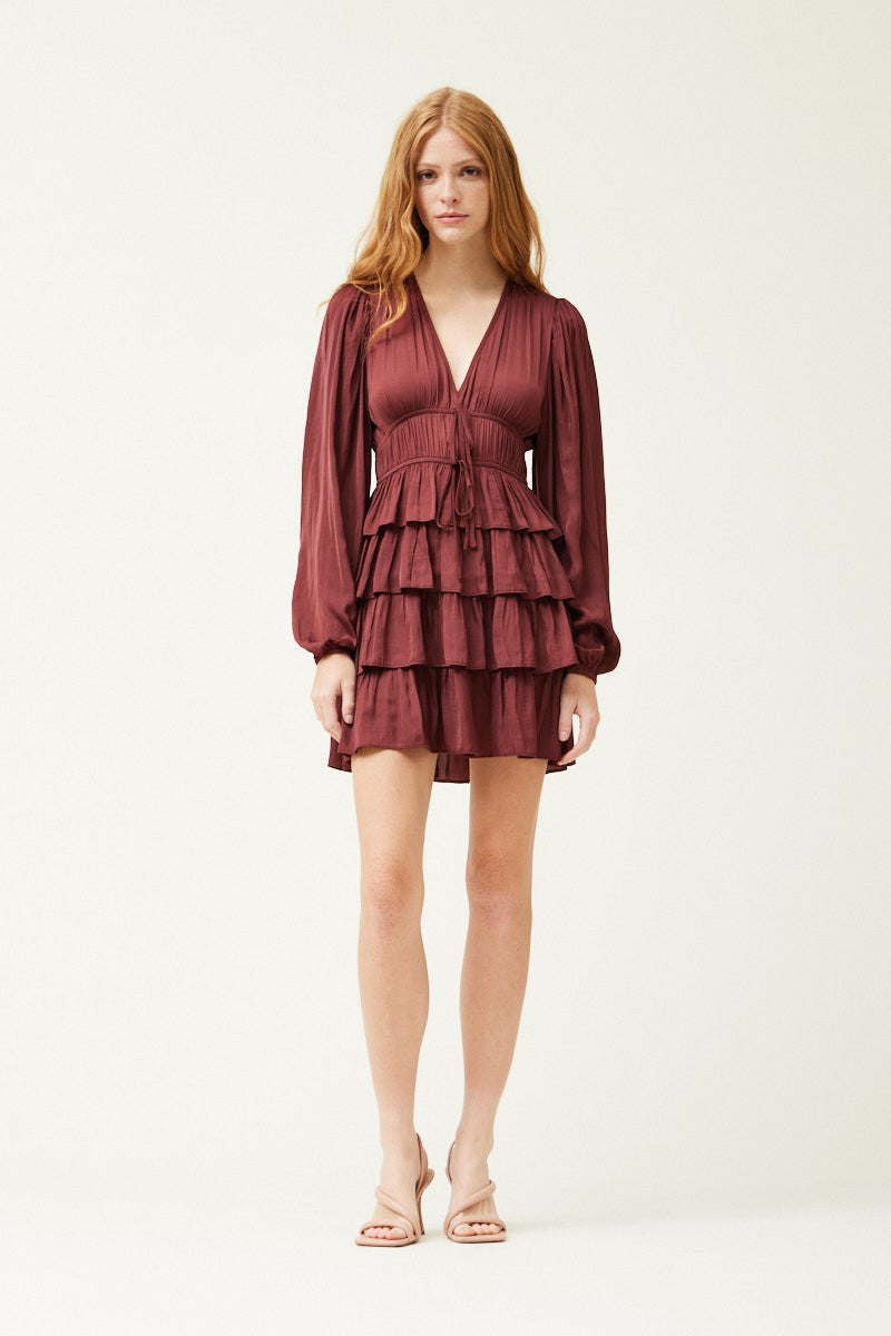 Melinda Ruffle Mini Dress