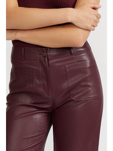 Reeve Faux Leather Pant