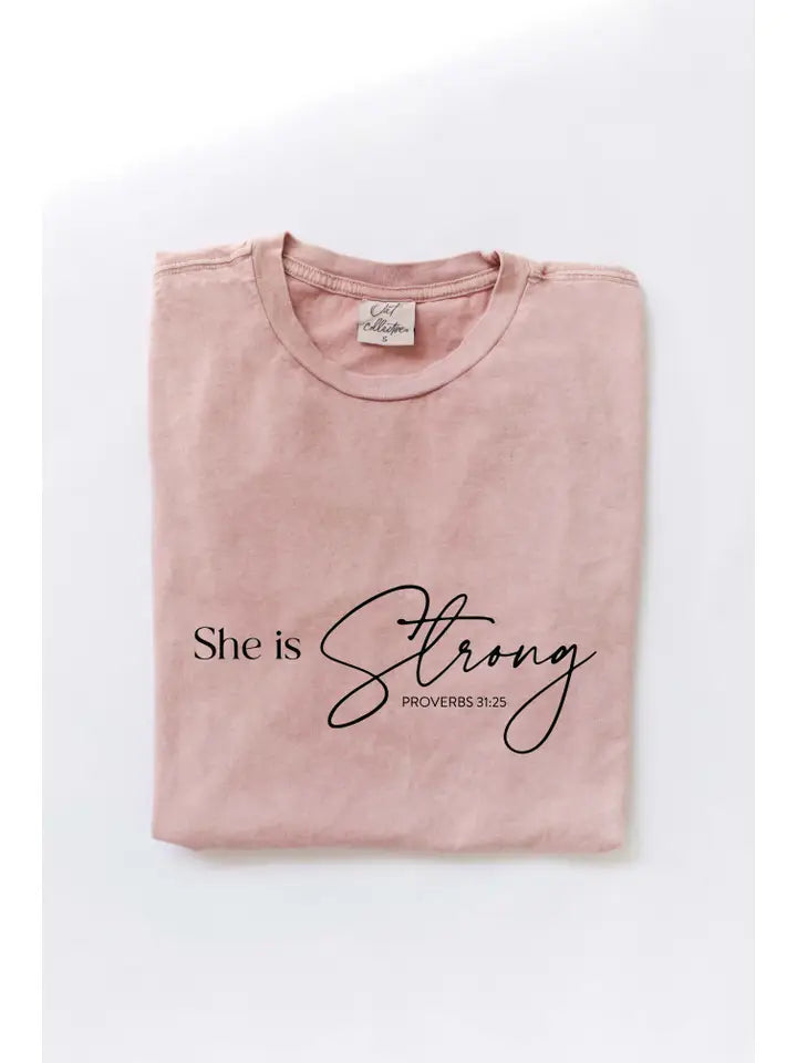 She Is Strong Graphic Tee