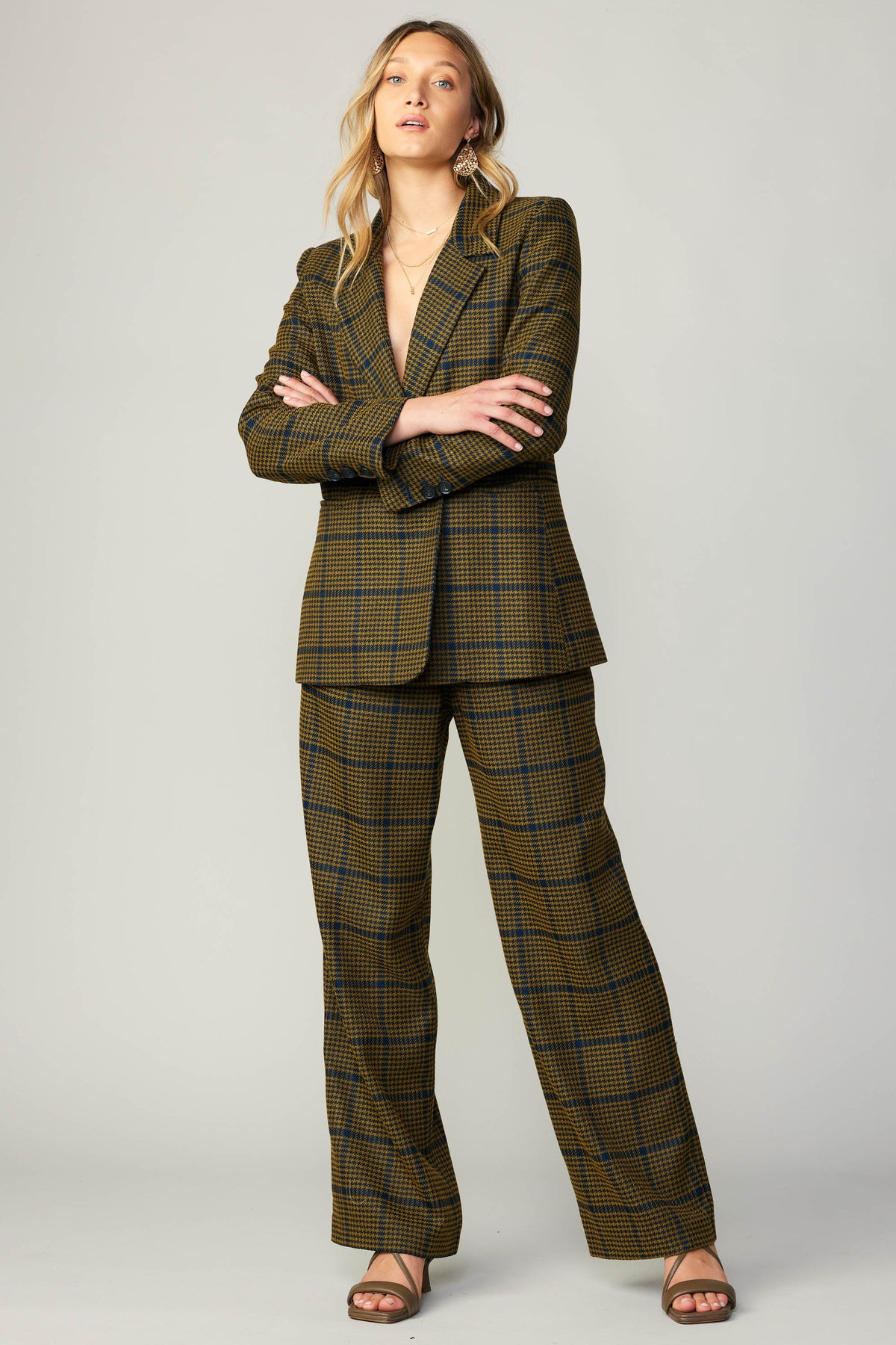 Checkered Blazer