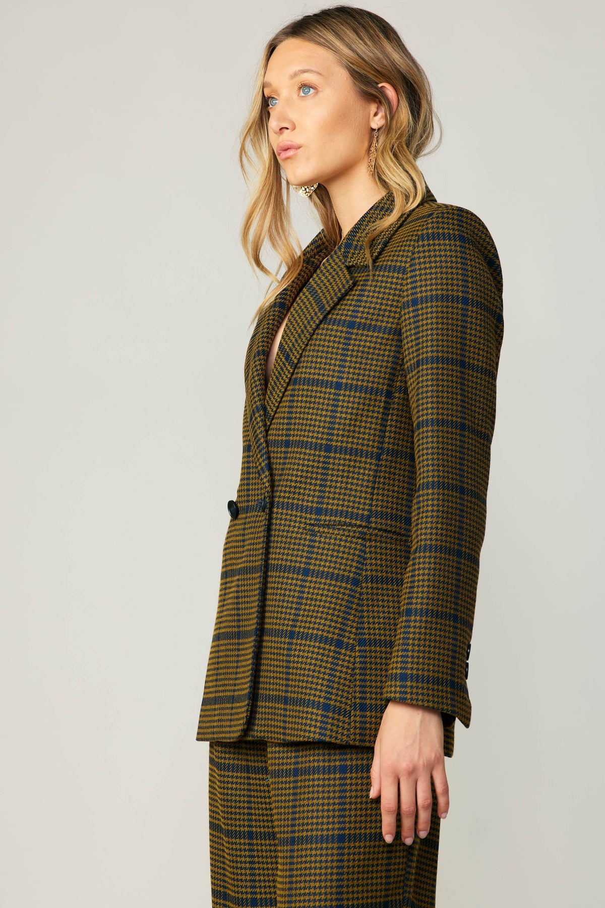 Checkered Blazer