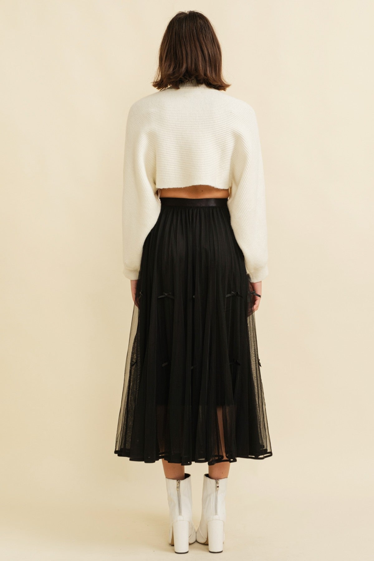 Vera Ribbon Maxi Skirt