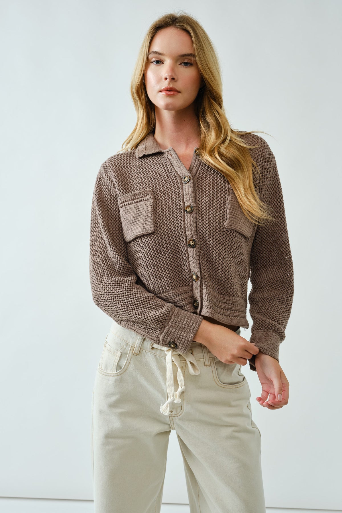 Estefania Button Down Cardigan