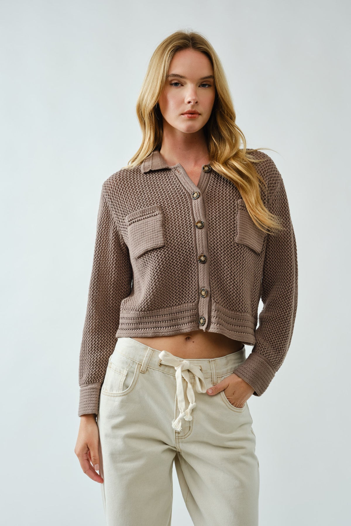 Estefania Button Down Cardigan