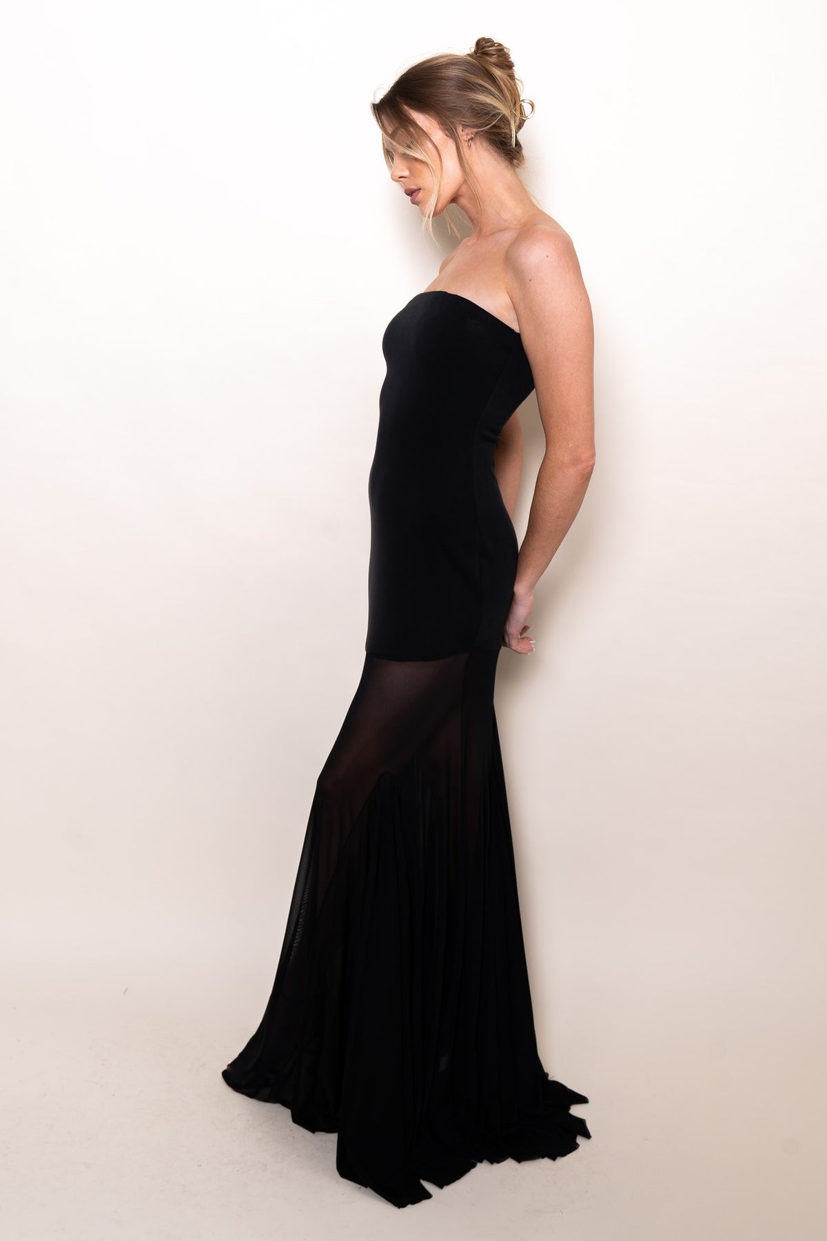 Leslie Strapless Tube Maxi Dress