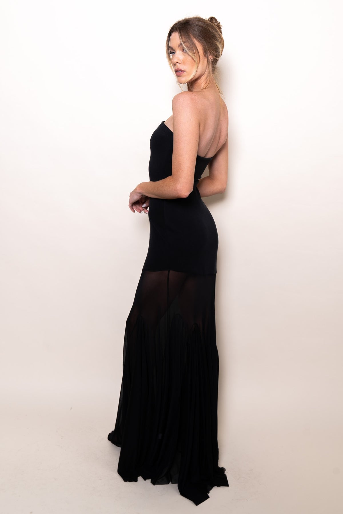 Leslie Strapless Tube Maxi Dress