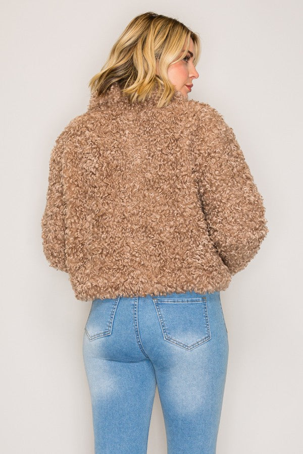 Valerie Curly Faux Jacket