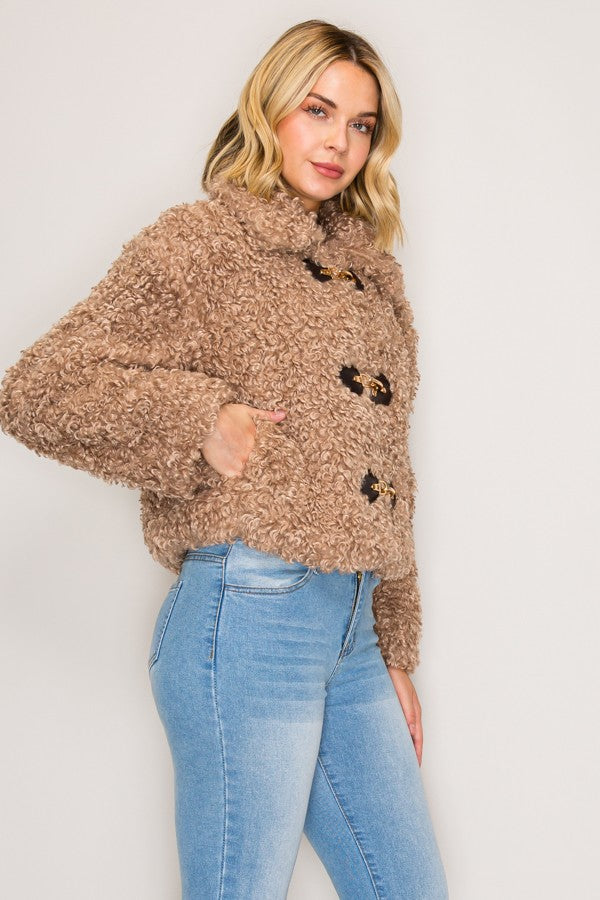 Valerie Curly Faux Jacket
