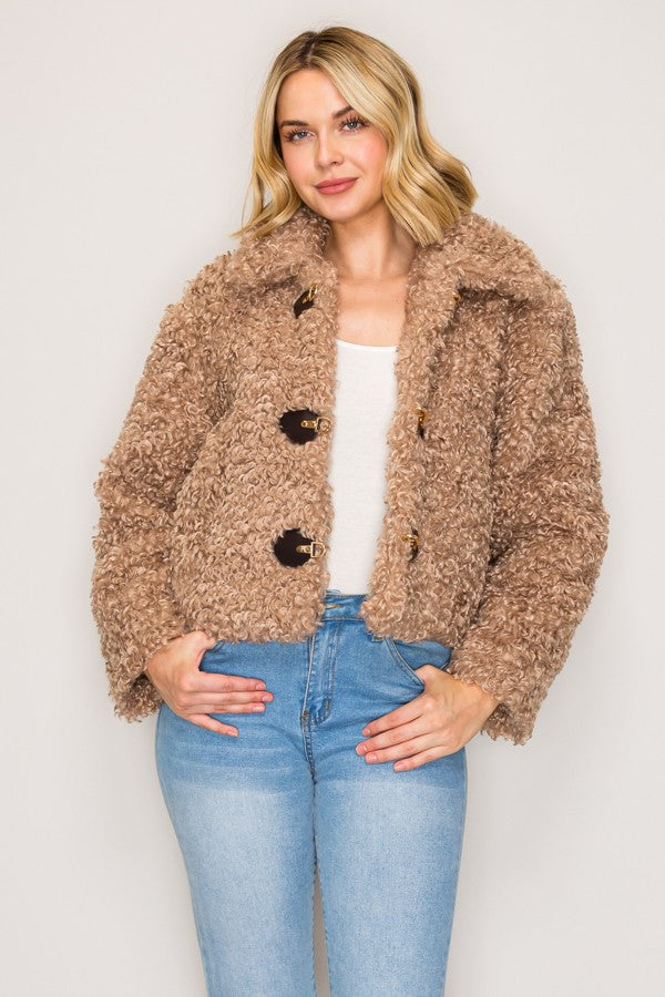 Valerie Curly Faux Jacket
