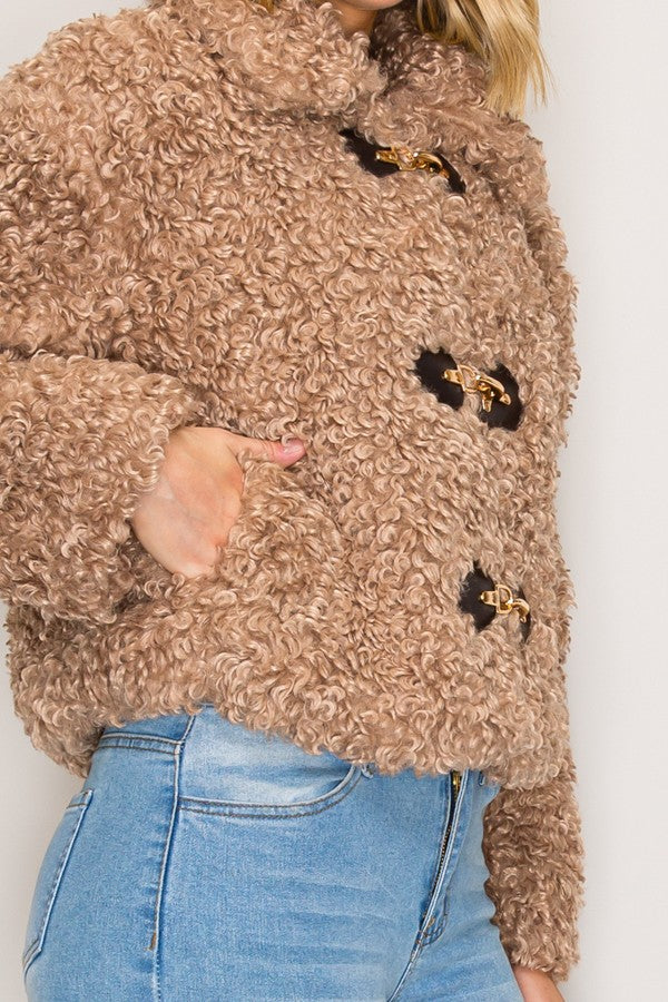 Valerie Curly Faux Jacket