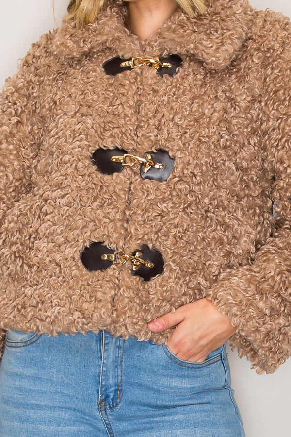 Valerie Curly Faux Jacket