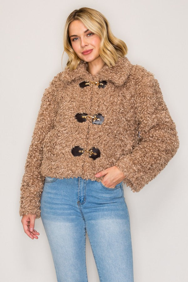 Valerie Curly Faux Jacket