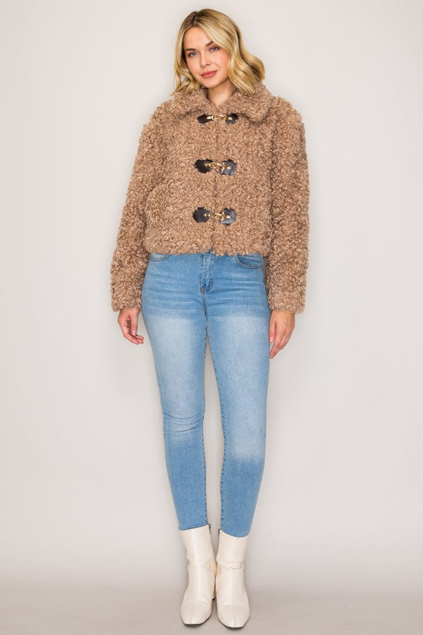 Valerie Curly Faux Jacket