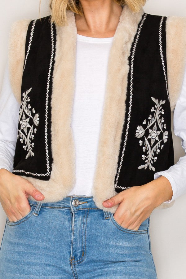 Lindsay Embroidered Vest