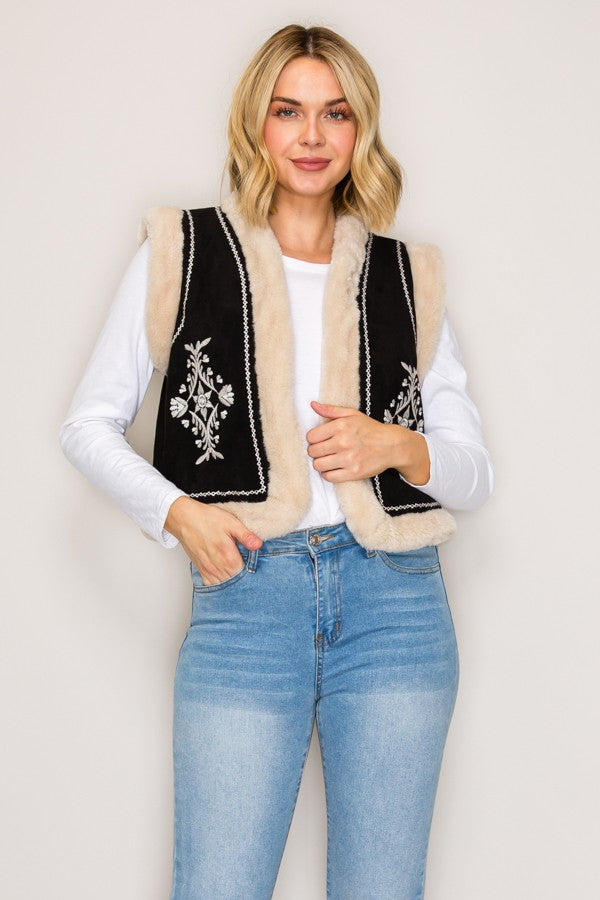 Lindsay Embroidered Vest
