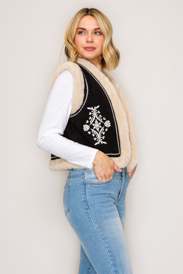 Lindsay Embroidered Vest