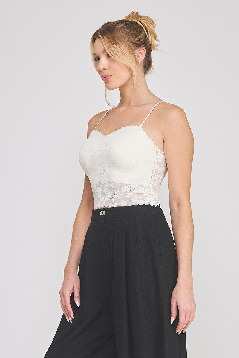 Willow Floral Sweetheart Bralette