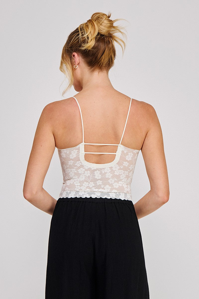 Willow Floral Sweetheart Bralette