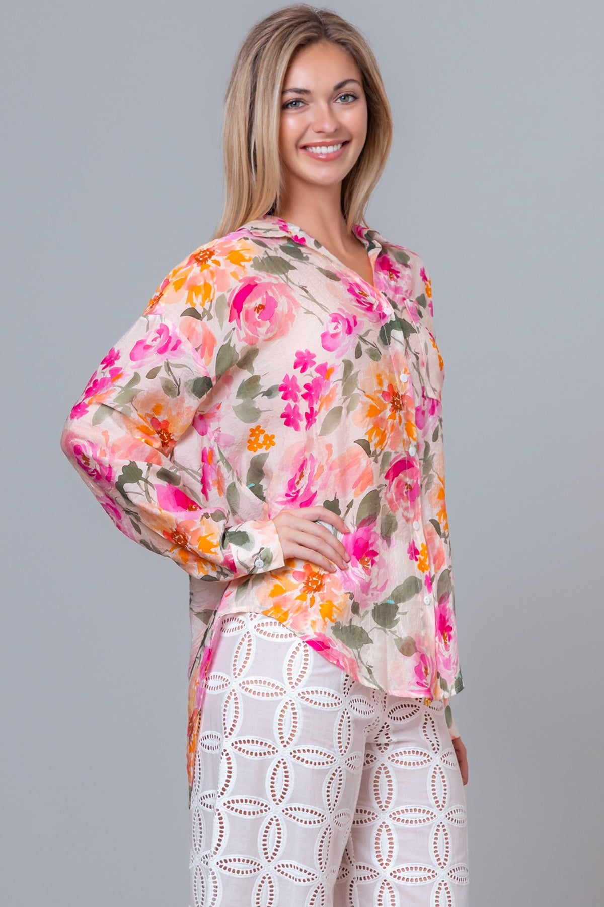 Jasmine Button Up Top