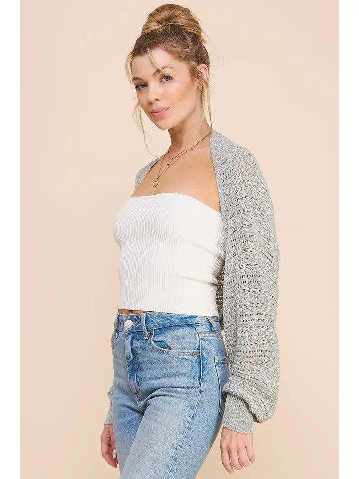 Madison Shimmer Sweater Shawl