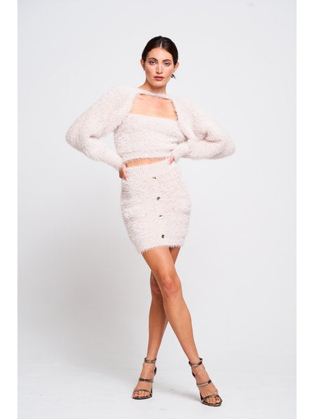 Silvia Fuzzy Crop Sweater