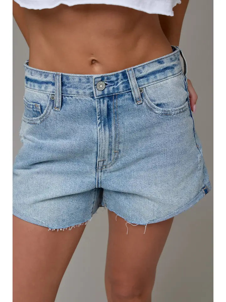 Riley Vintage Wash Boyfriend Shorts