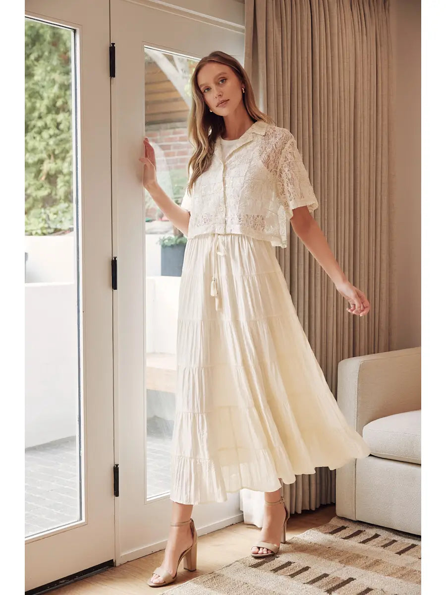 Bonnie Tiered Maxi Skirt