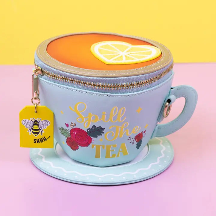 Lemon Tea Cup Crossbody