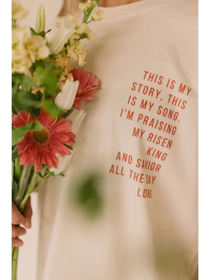 Praising My Risen King Easter Graphic Tee