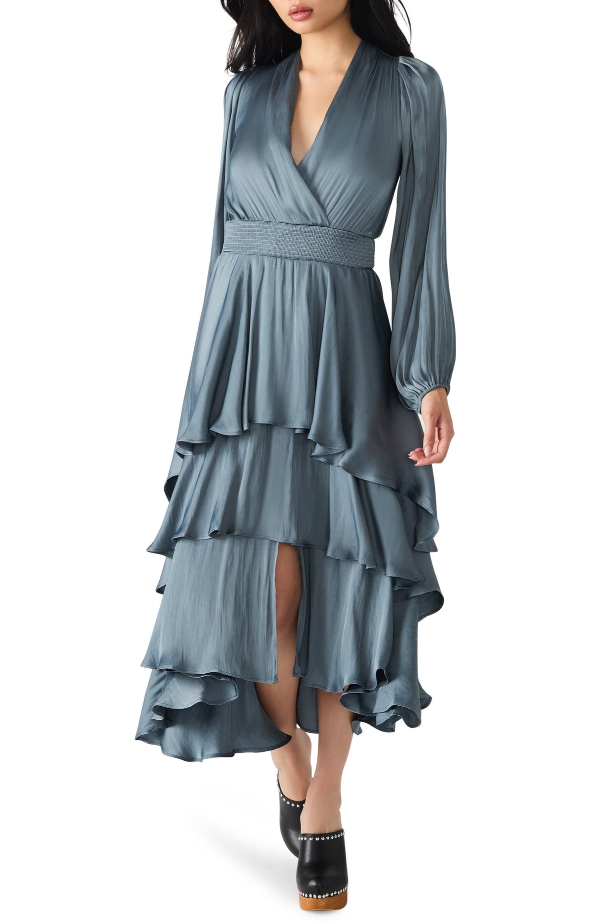 Bei Satin Midi Dress