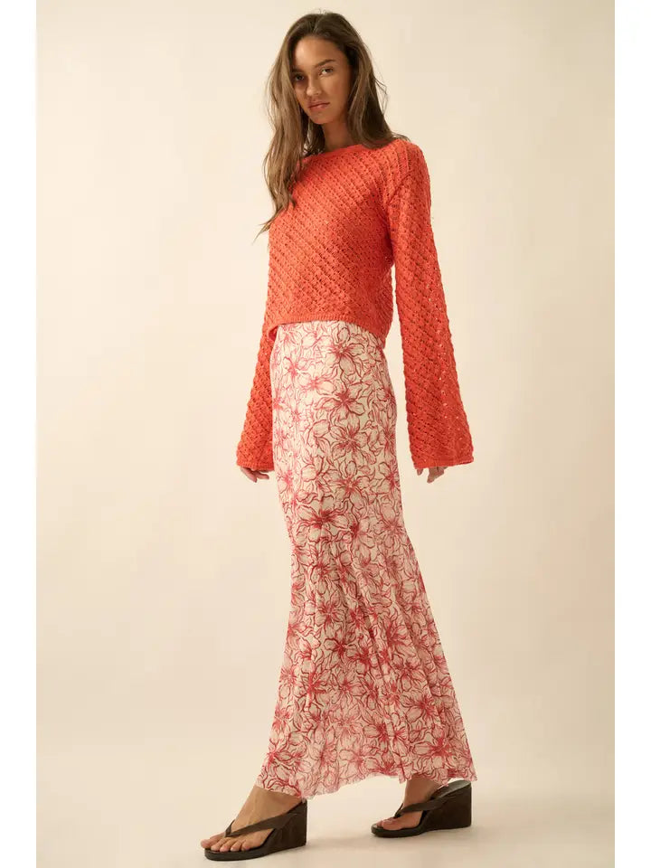 Mia Mermaid Maxi Skirt