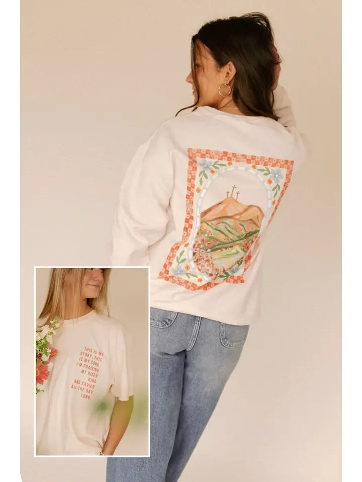 Praising My Risen King Easter Graphic Tee