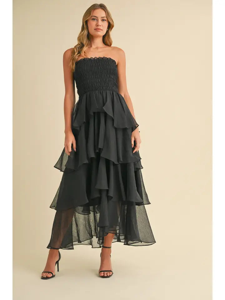Estel Ruffled Maxi Dress