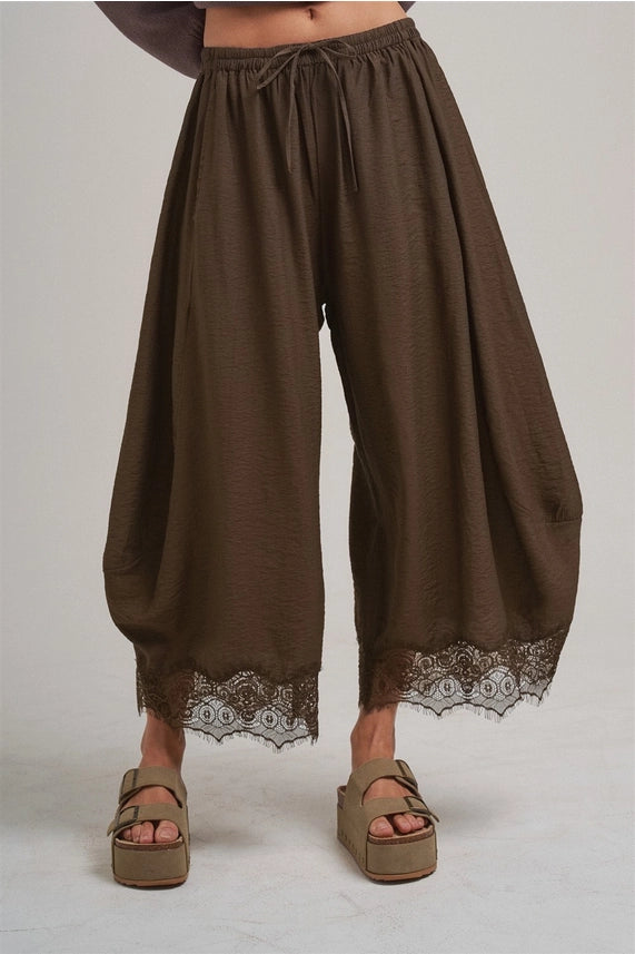 Luna Balloon Pants - Vintage Mocha