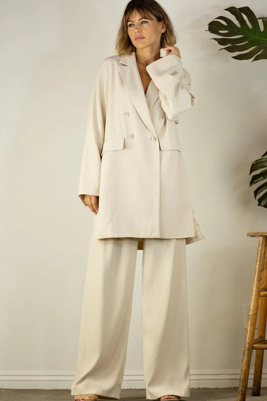 Lorraine Side Slit Jacket