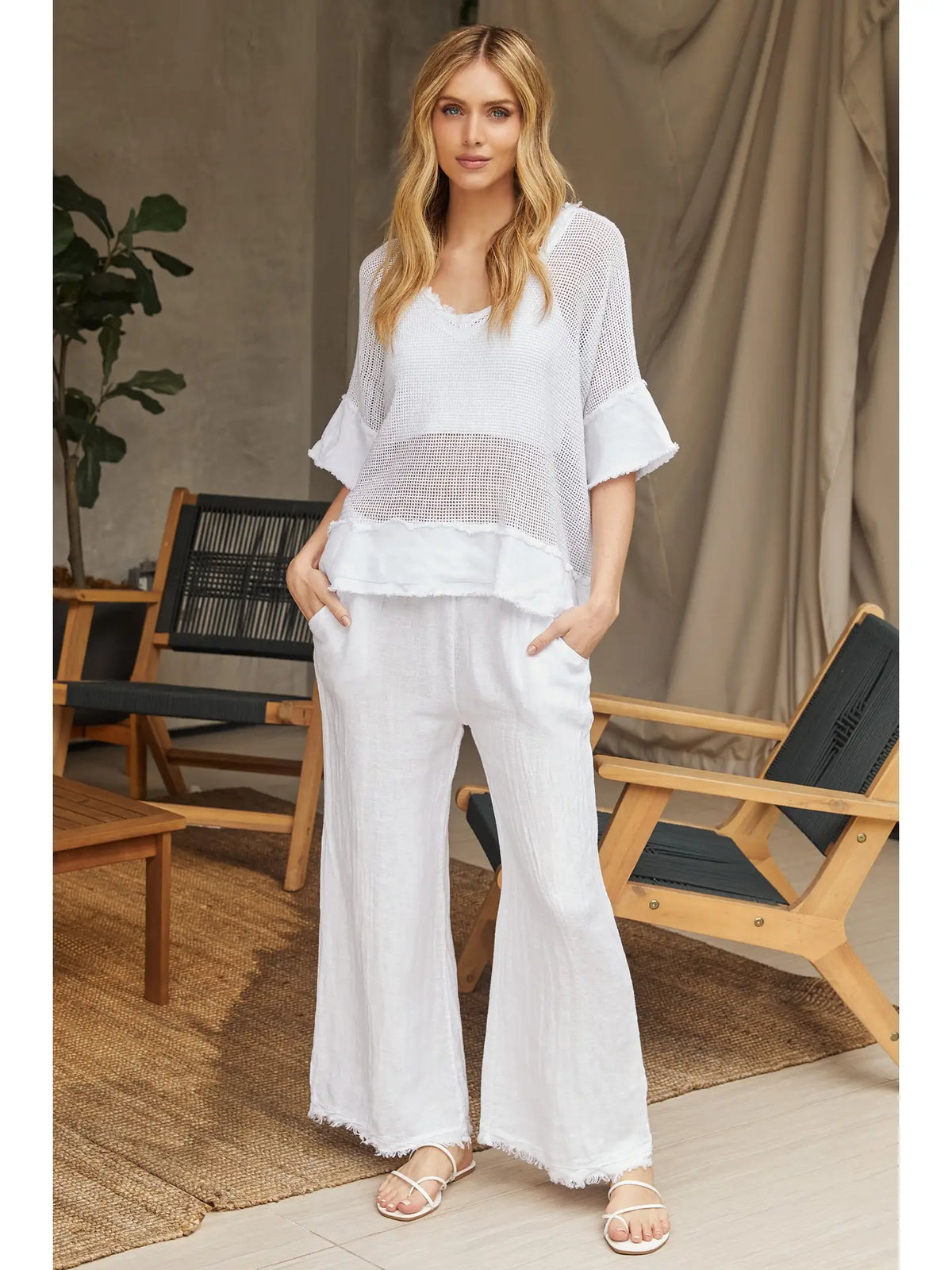 Lilian Mesh Top