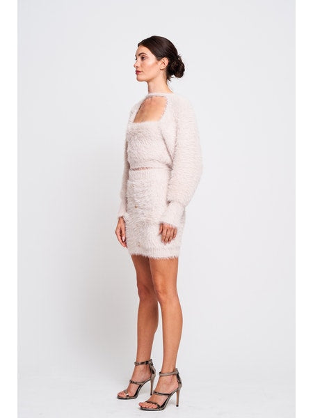 Silvia Fuzzy Crop Sweater