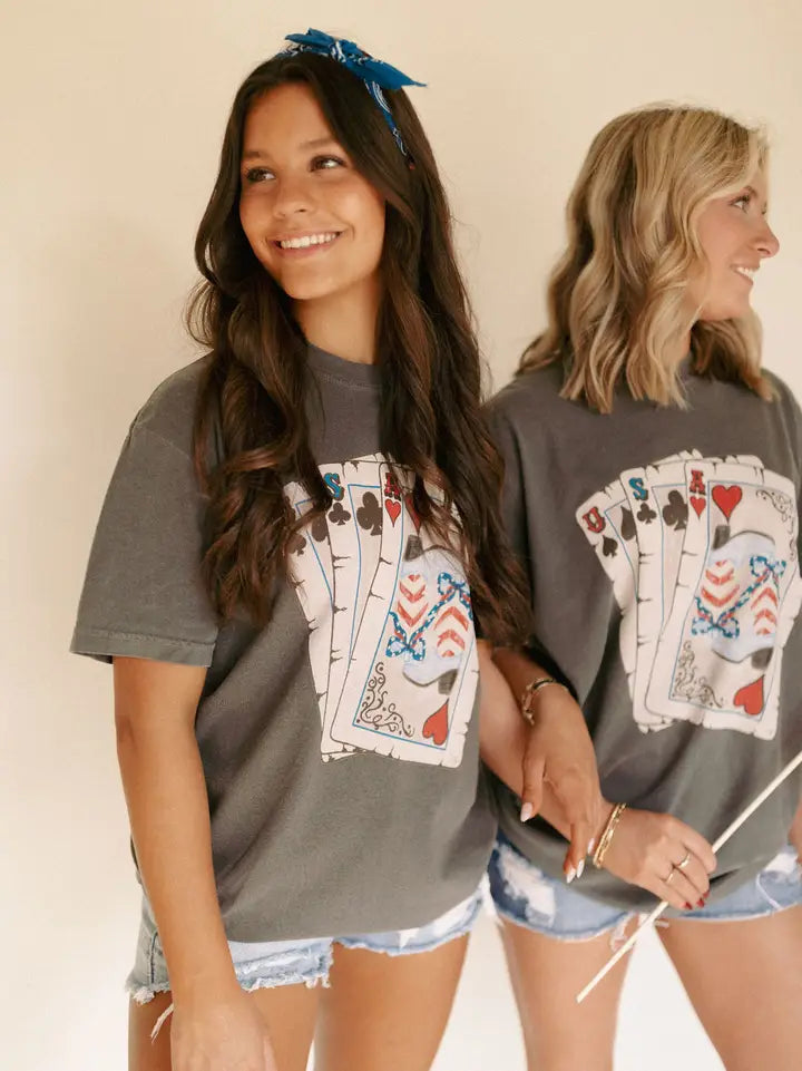 USA Cards Graphic Tee
