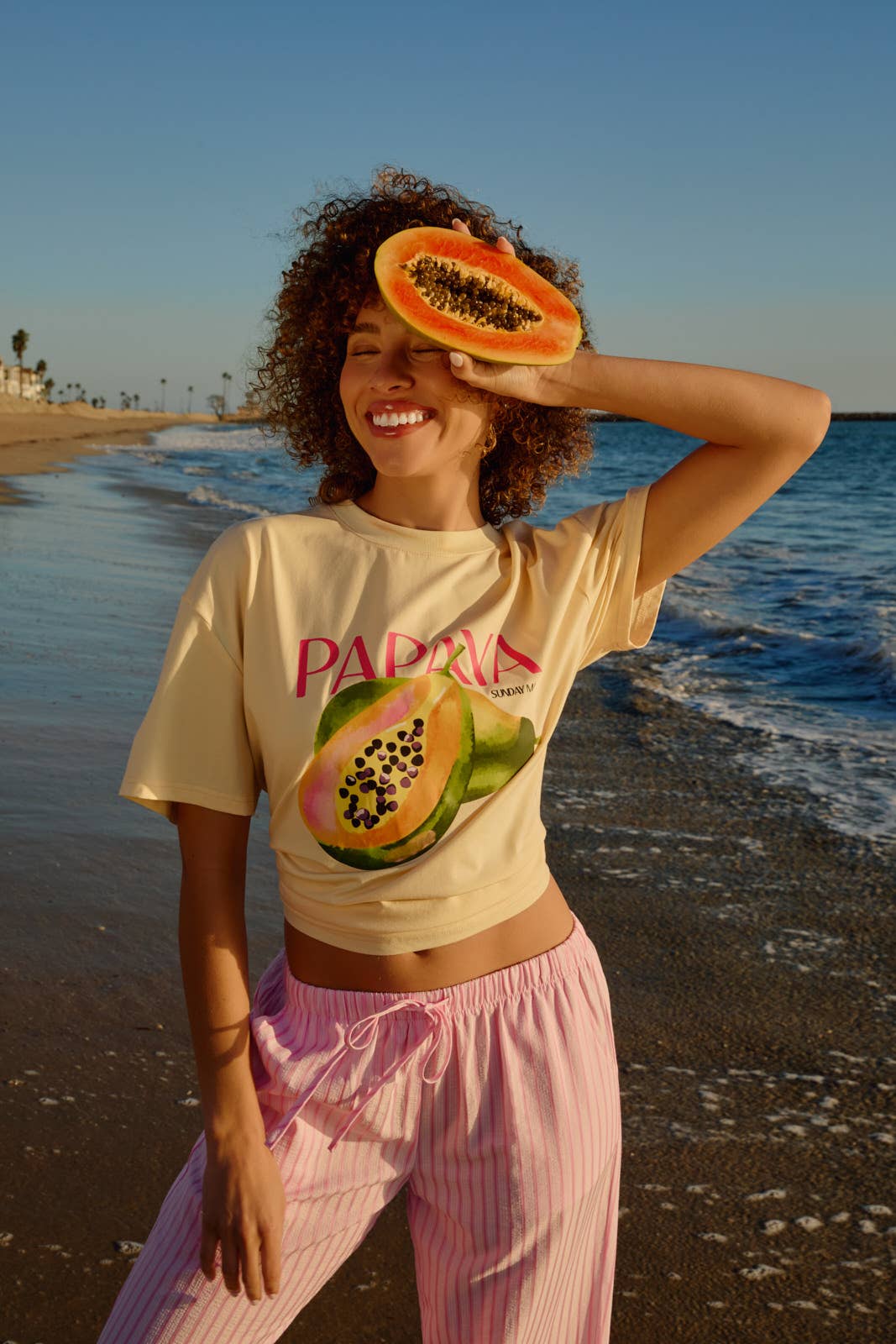 Papaya Graphic T-Shirt